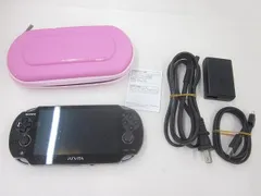  中古品 ゲーム PS Vita 本体 PCH-1100 クリスタルブラック 動作品 本体・ケース・充電器付き
