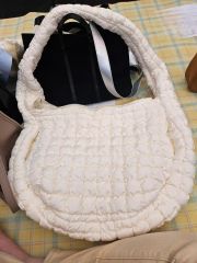 Calin カラン キルティングマザーズポーチバッグ ブラック - メルカリ