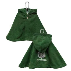 公式ライセンス商品 進撃の巨人 調査兵団 マント風 タオル Attack on Titan ゴルフのサムネイル