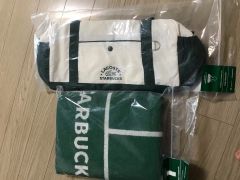 韓国 スターバックス LACOSTE ラコステ バッグ グリーン - メルカリ