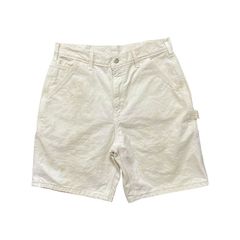s*a様 80s Dickies ペインターショーツ W34 ホワイト チビタグ - メルカリ