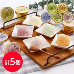 北海道 「乳蔵」 アイスクリーム5個セット / アイス セット 送料無料  アイス アイスクリーム 冷凍 ギフト お取り寄せのサムネイル