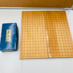 囲碁セット 木製碁盤 プラスチック碁石 19路盤 - メルカリ