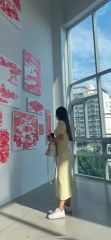 きらきら平井宗一絵画 ニューヨーク展覧会入選作品 額付き 破格9800円