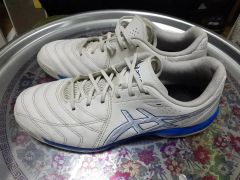 新品】ASICS CALCETTO9ワイドTF 青 トレーニングシューズ - メルカリ