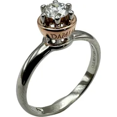 ダミアーニ DAMIANI クリーンソリテールリング プラチナ ピンクゴールド 950 ダイヤモンド ジュエリーのサムネイル