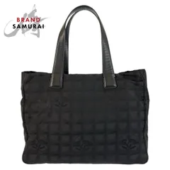 CHANEL シャネル ニュートラベルライン ブラック 黒 ナイロン/レザー トートバッグ ショルダーバッグ レディース 600831【中古】