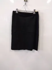ピC553●UNITED ARROWS green label relaxing●ユナイテッド アローズ グリーン レーベル リラクシング●スカート●タイト●ストレッチ●ウエスト一部ゴム●綿100%●レディース●size 38●黒
