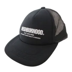 ネイバーフッド NEIGHBORHOOD ONE THIRD メッシュキャップ 帽子 ロゴ プリント F 黒 ブラック 251YGOT-HT05 /FF ■GY12のサムネイル