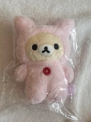 コリラックマ うさぎのふうせんぬいぐるみ ピンク 新品 キャラバン限定