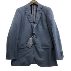 新品未使用】ナノユニバース テーラードジャケット ダメリーノ リネン 