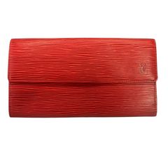 超美品 ルイヴィトン エピ ポシェット ポルトモネ クレディ 長財布