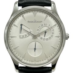 재규어 르쿨트르 JAEGER-LE COULTRE 마스터 울트라 슬림 리저브드 마르쉐 Q1378420(176.8.38S) 실버 스테인레스 스틸 자동 감기 남성 시계