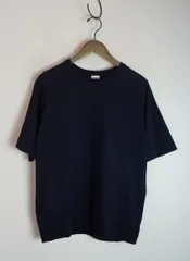 美品 BRITISH MADE BM ブリティッシュメイド STORIES OF BRITISH LIFE パック ラグラン 半袖 無地 クルーネック Tシャツ 紺 3075Q★2