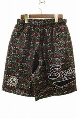 SUPREME26SSフローラル ジャガード 花柄 ショートパンツ BLACK - メルカリ
