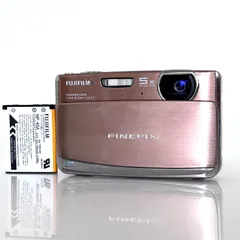 【フジフイルム】FUJIFILM FinePix Z70 ブラウン デジタルカメラ +バッテリー #T410のサムネイル