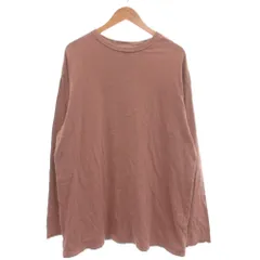 6 ROKU BEAUTY&YOUTH B&Y ロク ビューティーアンドユース FINGERLESS LONG SLEEVE T-SHIRT Tシャツ 長袖 ロンT カットソー ピンク系 /UO ■GY62のサムネイル