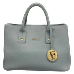 FURLA(フルラ) トートバッグ リンダ ライトブルー レザー