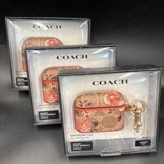 新品未開封】COACH AirPods Proケース 花柄 カラビナ付き - メルカリ