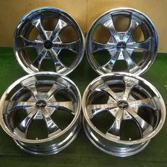 [送料無料] 4本価格★FABULOUS EXPAND ファブレス エクスパンド 17インチ ホイール 17×7.5J PCD100 114.3/4H マルチ★6052006Hホのサムネイル