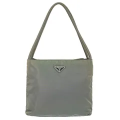 本物 プラダ PRADA ナイロン トートバッグ ハンドバッグ カーキ バッグ 中古・