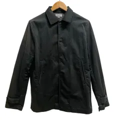 ユナイテッドアローズ ブルーレーベル UNITED ARROWS BLUE LABEL コットン ワークジャケット 比翼仕立て ステンカラー ブルゾン M  黒 ブラック/TD ■ECD004のサムネイル