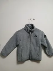 THE NORTH FACE ザノースフェイス キッズ グレー フリース ジャケット アウター サイズ 110