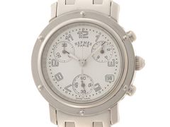 HERMES エルメス ウォッチ クリッパークロノ 時計 CL1.310 腕時計