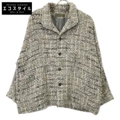 JURGEN LEHL　ヨーガンレール　J0144FJ632 24AW グレー カスリループツイード ジャケット　Mのサムネイル