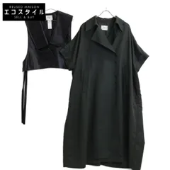 AMERI　アメリ　24SS 01410740200 ブラック×グリーン TRENCH MULTI WAY LONG VEST　Mのサムネイル