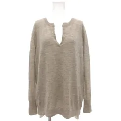 3.1 フィリップリム 3.1 phillip lim ニット カットソー カシミヤ混 シルク XS メランジ キーネック 切り替え ラウンドカット グレー /KB ■GY62のサムネイル