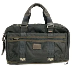 TUMI(トゥミ) ビジネスバッグ - 222634HK2 黒×ダークブラウン 本体ロックなし レザーのサムネイル