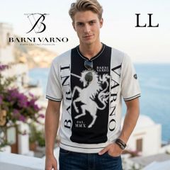BARNI VARNO SPORT 半袖ニット Lサイズ - メルカリ