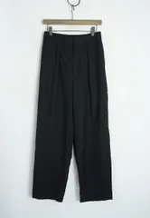 MARKAWARE マーカウェア A19C-06PT02C CLASSIC FIT TROUSERS サバイバル クロス スラックス トラウザーズ パンツ 黒 サイズ2 3309Q♪のサムネイル