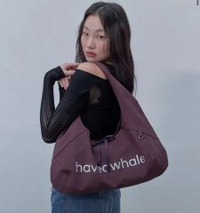 haag トートバッグ チェック柄 エコバッグ 青 - メルカリ