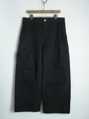 正規 Our Legacy アワーレガシー MOUNT CARGO Black Canvas マウント カーゴ パンツ ブラック キャンバス M4234MBC 黒 サイズ46 3121Q♪のサムネイル