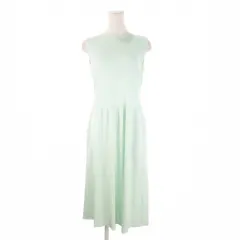 フォクシー ブティック FOXEY BOUTIQUE ニットワンピース 40 緑 グリーン マスカット 無地 ラウンドネック ノースリーブ 16484-STM0313 /CK15 ■ECD001のサムネイル
