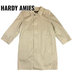 HARDY AMIES ハーディエイミス ステンカラーコート ライナー付き ベージュ ロング丈のサムネイル