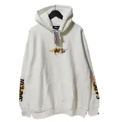 未使用 SAPEur サプール FLAME LOGO HEAVY WEIGHT HOODIE A0022-228 プルオーバーパーカー フレイム ロゴ ホワイト 白 XXL 27113795のサムネイル