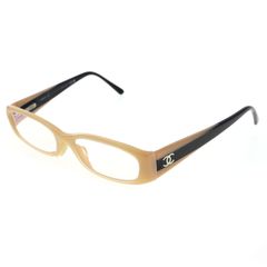 CHANEL シャネル 黒縁 スクエア フレーム 眼鏡 5408-A 箱無し - メルカリ