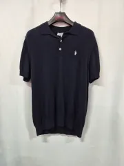 U S POLO ASSN 半袖 KARA（カラ）ニット ネイビーのサムネイル