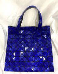 美品　BAOBAO トートバッグ　バオバオ　ライトブルー 美品 バオバオ イッセイミヤケ BAOBAO ISSEYMIYAKE トートバッグ