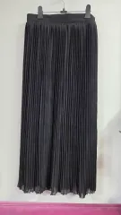 シャーリング ロング スカート ブラックのサムネイル