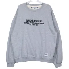 NEIGHBORHOOD ネイバーフッド 23AW CLASSIC SWEATSHIRT LS 232UWNH-CSM02 クラシック スウェットシャツ ロングスリーブ グレー トップス クルーネック スエット サイズXL Juneのサムネイル