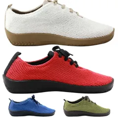 アルコペディコ ARCOPEDICO 靴 レディース スニーカー コンフォートシューズ ストレッチ メッシュ 軽量 スリッポン KNIT SNEAKERSのサムネイル