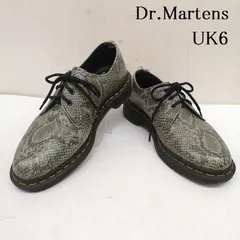 ドクターマーチン パイソン柄 1461 3ホール レザー シューズ メンズ UK：6 ISItems【USED】【古着】【中古】50160354