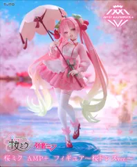 タイトー AMP+ フィギュア 初音ミク 桜ミク 桜ドレスVer.