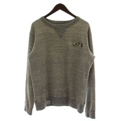 美品】桃太郎ジーンズ 出陣ジップアップ スウェット Mサイズ グレー 