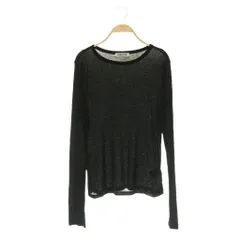 バビロン BABYLONE 25AW シアーツイストフライスクルーカットソー 長袖 ボートネック F ブラック /MY ■OSのサムネイル