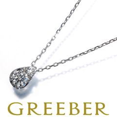 k18PG ポンテヴェキオ 一粒 ダイヤモンド ネックレス 0.1ct ゴールド 